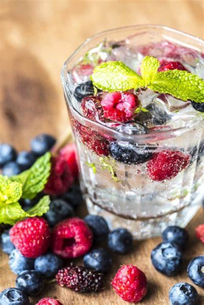 A Berry Frenzy infused water recipes