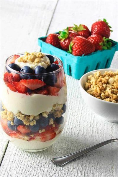 Greek Yogurt Parfait Delight healthy breakfast ideas 