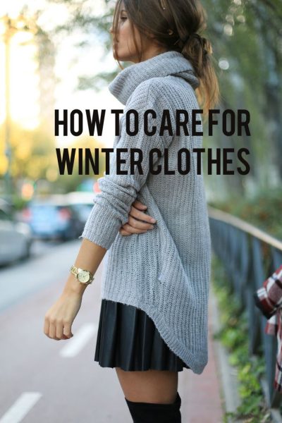 How To Care for Your Winter Clothes