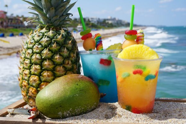 Pleasure in a tropical paradise Infused Water Recipes
