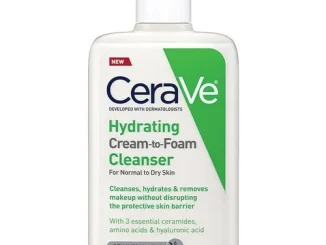 hydrating cream to foam cleanser