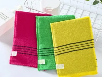 korean exfoliating towel